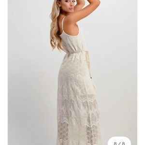 Kaii Aztec Embroidered Maxi Dress - NWT